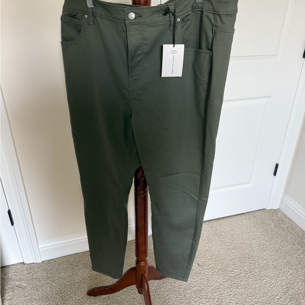 Zenana Outfitters Women's Skinny Jeans - Olive Green